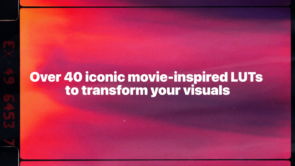 Movie Inspired LUTs Screenshot 1